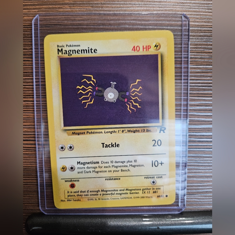 Magnemite 60/82 Rocket Pokemon Trading Card